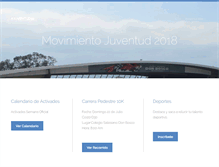 Tablet Screenshot of movimientojuventud.com.gt